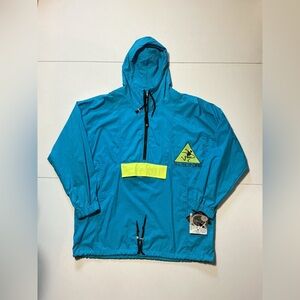 Vintage 90s OP Ocean Pacific Windbreaker Anorak 1/4 Zip Pullover Jacket
